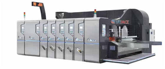 Automatischer Stahl-Flexodrucker Schließmaschine Schnittmaschine für Karton
