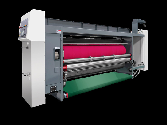 Druckfreies Wellkarton G6-0920 Zuführungsstruktur Blei Rand Vakuumübertragung 4 Farbdrucker + Slotter + Druckschneider + Vibrator + Stapler